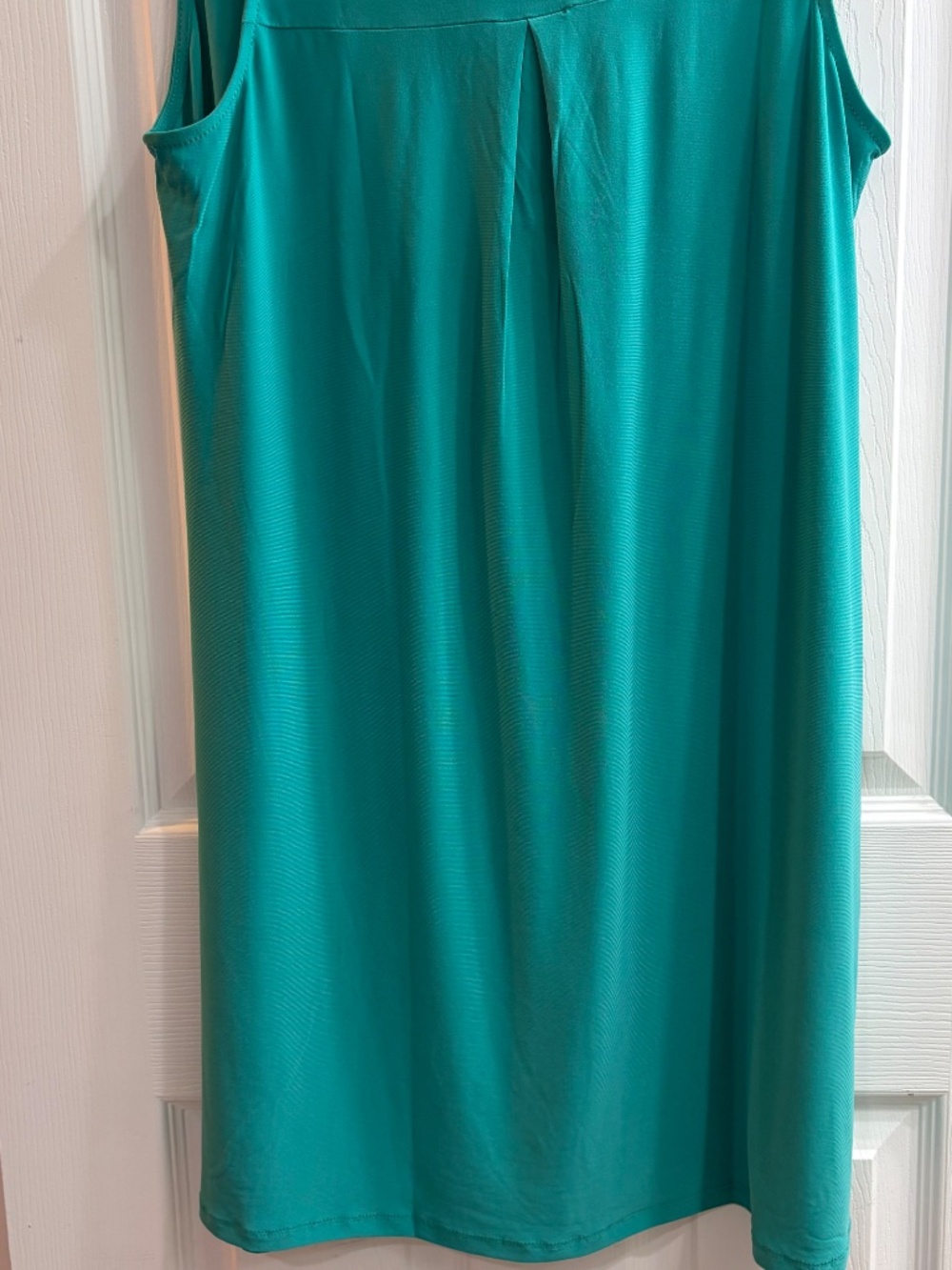 New Dear Scarlett Pullover Dress Sleeveless Tank Style Tunic Teal Green - Picture 6 of 6